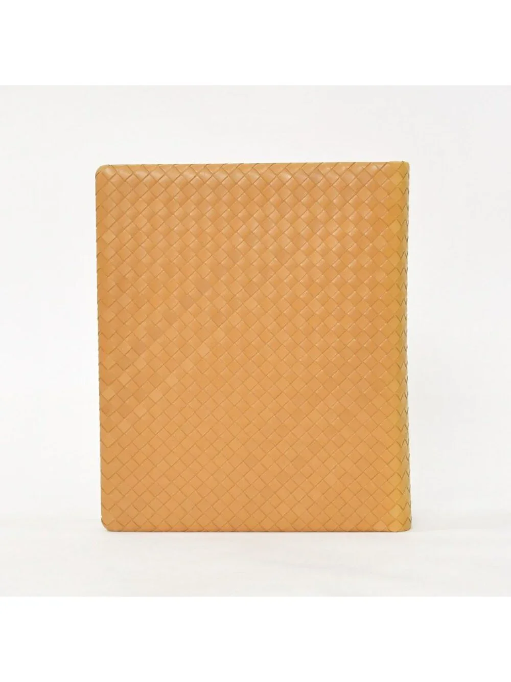 Bottega Veneta Vintage Notebook Intrecciato Leather Beige Brown Agenda